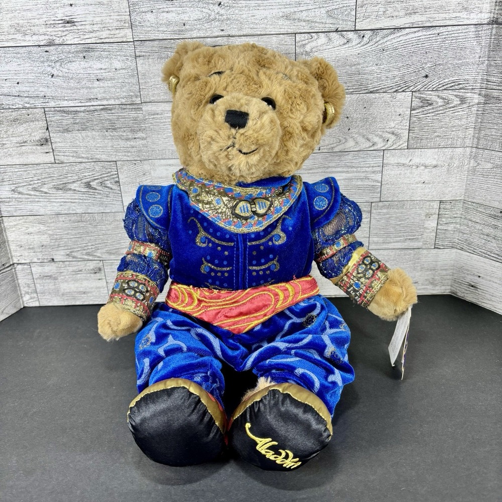 Disney Aladdin Genie‎ Teddy Bear Plush Stuffed Animal Toy 16" Jasmine NEW,